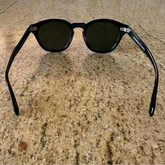 Oliver Peoples Black Boudreau LA Sunglasses - Picture 11 of 13